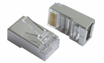 Konektors Gembird RJ45 Male 50pack Shielded modular (PLUG5SP/50)