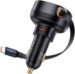 Auto lādētājs Baseus Car Quick Charger 60W Black (C00057802111-01)