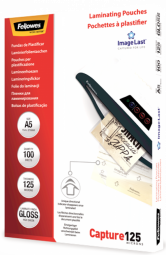 Laminēšanas plēves Fellowes ImageLast A5 125 Micron Laminating Pouch - 100 pack (5307302)