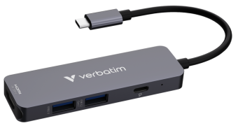Dokstacija Verbatim USB-C Essentials Multiport Hub 4 Port (32155V)