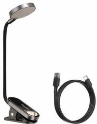 LED Lampa Baseus Comfort Reading Mini Clip Lamp Dark Gray (DGRAD-0G)
