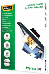 Laminēšanas plēves Fellowes A5 100gab 100u (5351002)