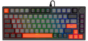 Klaviatūra Savio Gasket magnetic ASTRAL OUTEMU White Jade, 3-color keycaps Black (5905106070177)