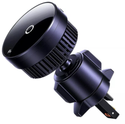 Telefona turētājs Baseus MagPro Qi 2.0 15W Black (C40164100121-01)