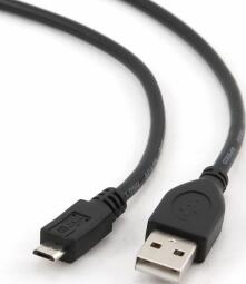 Kabelis Gembird USB Male - MicroUSB Male 3m Black (CCP-MUSB2-AMBM-10)