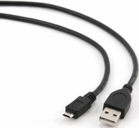 Kabelis Gembird USB Male - MicroUSB Male 2.0 0.3m Black (CCP-MUSB2-AMBM-0.3M)