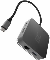 Green Cell 6 Ports Docking Station for MacBook Pro Dell XPS, Lenovo X1 Carbon and Others (AK61)