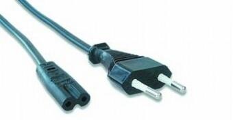 Gembird EU 2pin 1.8m Black (PC-184/2)