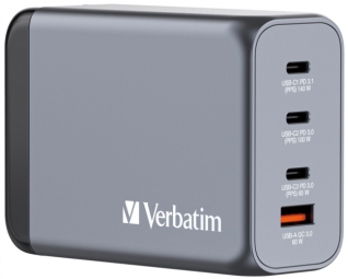 Lādētājs Verbatim GNC-240 GaN 4 Port 240W (32205V)