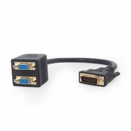 Gembird Adapter DVI-I Male to 2x VGA Female (A-DVI-2VGA-01)