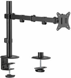 Monitora stiprinājums Gembird Adjustable Desk Display Mounting Arm 17”-32” (MA-D1-01)