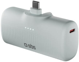 Enerģijas krātuve SBS Eco 5000mAh Cyan-blue (TEBB5000PLUGLGGRS)