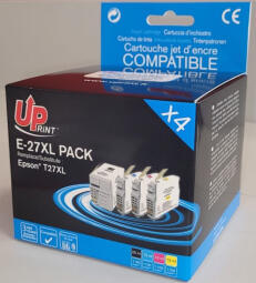 UPrint Epson E-27XL Pack BK (25ml) + C/M/Y (13ml) (E-27XL-PACK4-UP)