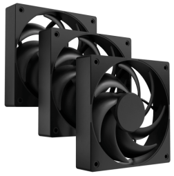 Ventilators Fury SAI S12 PWM Black 3-Pack (NGF-2409)