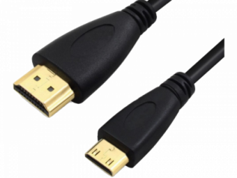 Kabelis Brackton HDMI Male - mini HDMI Male 1.5m Black (MHD-HDE-0150.B)