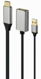Adapteris Gembird HDMI Male - DisplayPort Female 4K Black (A-HDMIM-DPF-02)