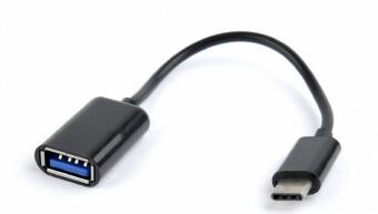 Gembird OTG USB Type C Male - USB Female 0.2m Black (A-OTG-CMAF2-01)