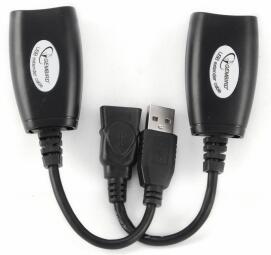 Kabelis Gembird USB Male - USB Female 30m Black (UAE-30M)