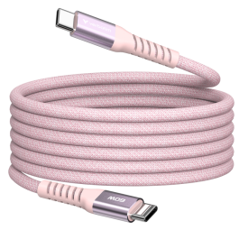 Kabelis Verbatim Sync & Charge Magnetic Type-C  60W 120cm Pink (31853V)