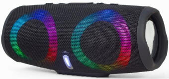 Skaļrunis Gembird Bluetooth LED Speaker Black (SPK-BT-LED-02)