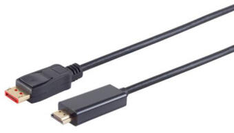 Kabelis Brackton DisplayPort v1.4 - HDMI v2.0 4K 60Hz 3m (DP4-HD6-0300.B)