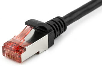 Kabelis Brackton Patch SF/UTP 0.25m CAT 6a Black (CAT-626-0025.B)