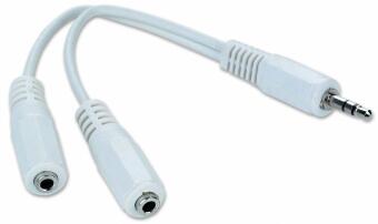 Kabelis Gembird 3.5 mm audio splitter (CCA-415W)