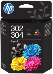 Tintes kasete HP 302/304 Black & Colour 2Pack (B82L1AE)