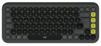 Klaviatūra Logitech POP ICON KEYS Graphite Green US (920-013071)