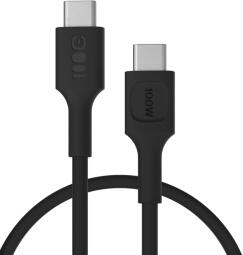 Kabelis Green Cell PowerFlex Fast Charging USB Type-C Male - USB Type-C Male 100W Black 2m (KABGC100PF200PB)