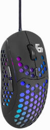 Datorpele Gembird USB Gaming RGB Backlighted Mouse Black (MUSG-RAGNAR-RX400)