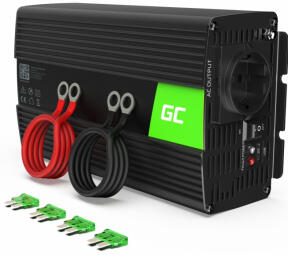 Strāvas pārveidotājs Green Cell Power Inverter Converter 24V to 230V 1000W/2000W Pure sine (INV18)