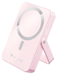 Enerģijas krātuve Verbatim Charge n Go 10000mAh Magnetic Wireless Charge Pink ar Statīvu (32267V)