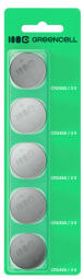 Baterijas Green Cell Blister 5x Lithium Battery CR2450 (X5CR2450)