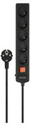 Pagarinātājs Savio Surge Protection Power Strip 5 sockets 3m (LZ-17)