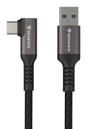 VR Kabelis Genesis USB Male - Type C Male 5m Black (NVC-2221)