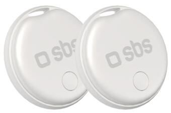 Izsekošanas ierīce SBS Track My Dual x2 Apple White (TEFINDTAGAP2SET)