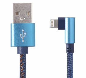 Gembird USB Male - Apple Lightning Male 1m Blue (CC-USB2J-AMLML-1M-BL)