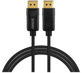 Kabelis SAVIO DisplayPort 1.4 1080P/240Hz 8K/60Hz 1m (CL-204)