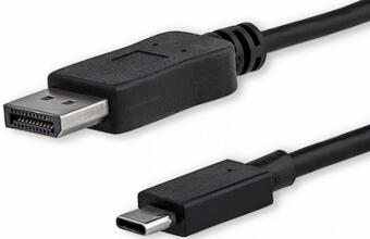 Kabelis Brackton DisplayPort Male - USB Type-C Male 1m 4K (UD-41-01.0)