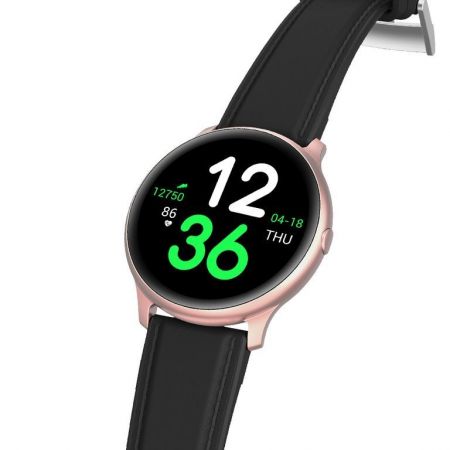 Gino Rossi Smartwatch G.RSWSF1-4D2-1 rosegold/black + дополнительный БРАСЛЕТ (zg309c)