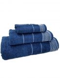 Махровое полотенце DOBBY dark blue