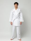 Best Sport Кимоно NIWA karate gi WKF белый пояс, Размер 110 - 150 см