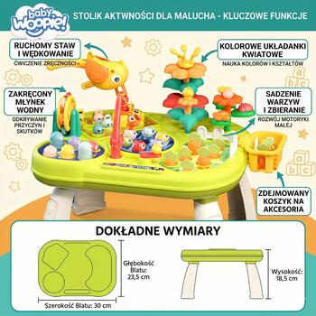 Interaktīvais galdiņš 8-in-1 Montessori, 49737