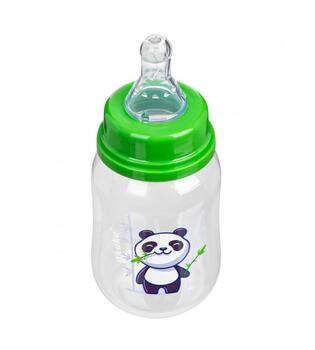 Бутылка стандартная 125 ml AKUKU A0104 green panda