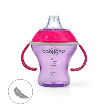 Кружка-непроливайка с соской (3+ мес) и наконечником для питья, 180 ml 1456/04