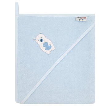Dvielis ar kapuci BLUE BEAR 80x80cm BL222