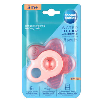 Прорезыватель с погремушкой STAR 56/161 pink
