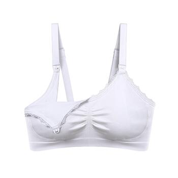 Krūšturis barošanai BabyOno 585 Silver ions, 80/85D white