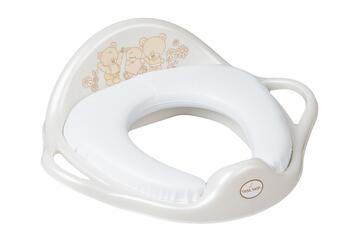 WC-SOFT накладка на унитаз BEAR white pearl MS-020